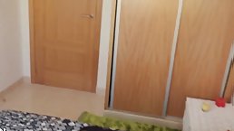 Asian babe with nice boobs gets cum dripping creampie