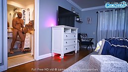 Sexy Asian blonde teen gives head and pussy