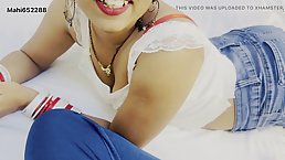 Sexy Indian MILF in jeans gets fucked POV