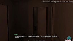 Sexy blonde teen shows off her tight and gorgeous butt and pussy (3D animation)
