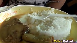 Cute Filipina teen with shaved pussy gets fucked hard (POV)