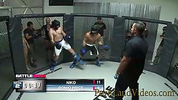 Latina babe Ann Marie Rios fucking with battle champion