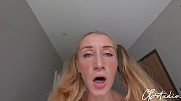 Young blonde gets fucked and creampied by her stepdad