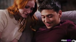 Blonde MILF Serene Siren caught stepson fucking stepsister Scarlet Skies