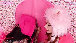 Anal is better in tents for a to slutty teens Purple Bitch and Annelitt