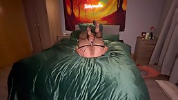Big ass redhead girl in fishnets titjobs after hot fuck